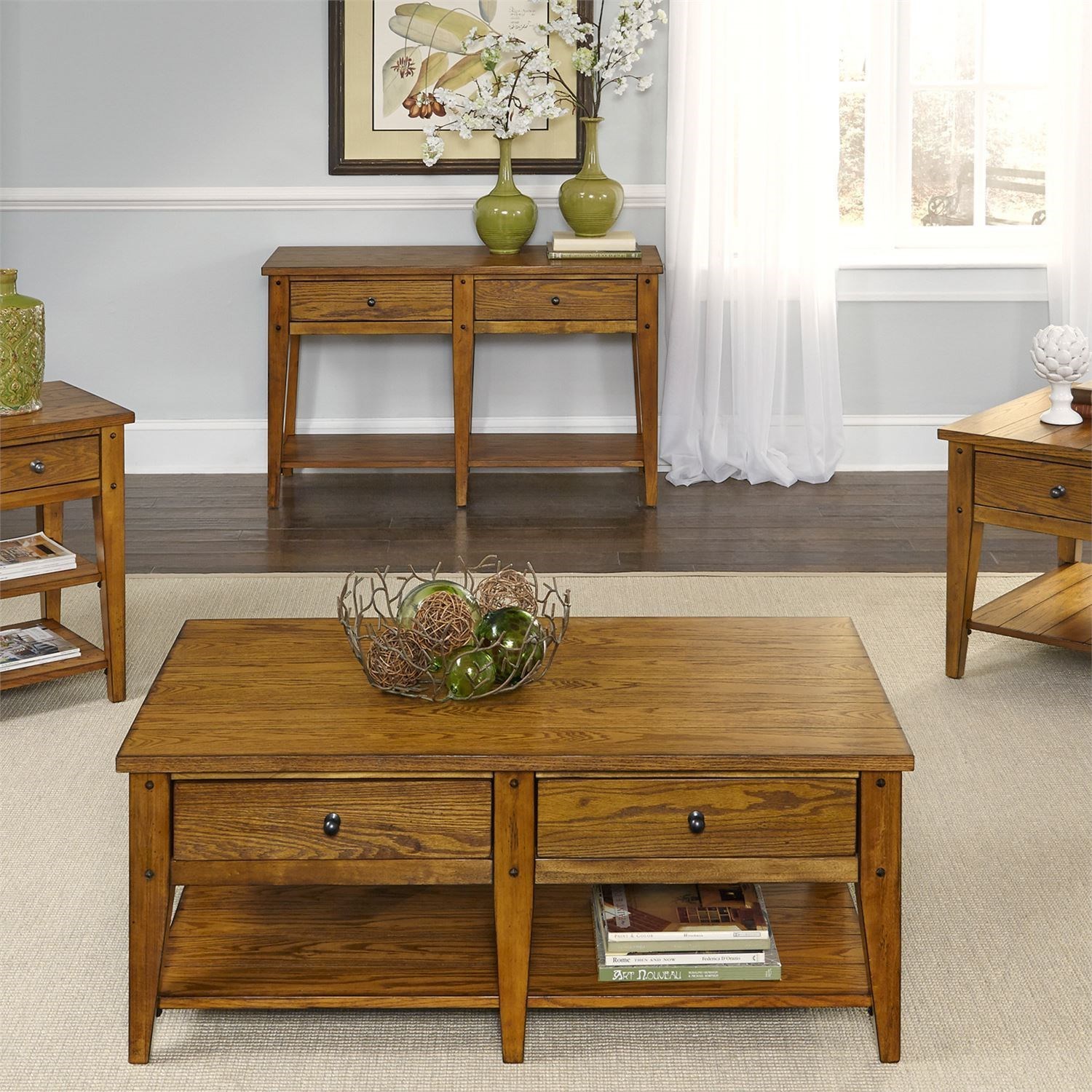 Broyhill attic heirlooms store rectangular sofa table